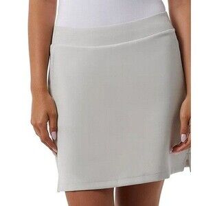 NWT 32 Degrees Cool Lined Skort w/ Pockets Activewear Light Gray